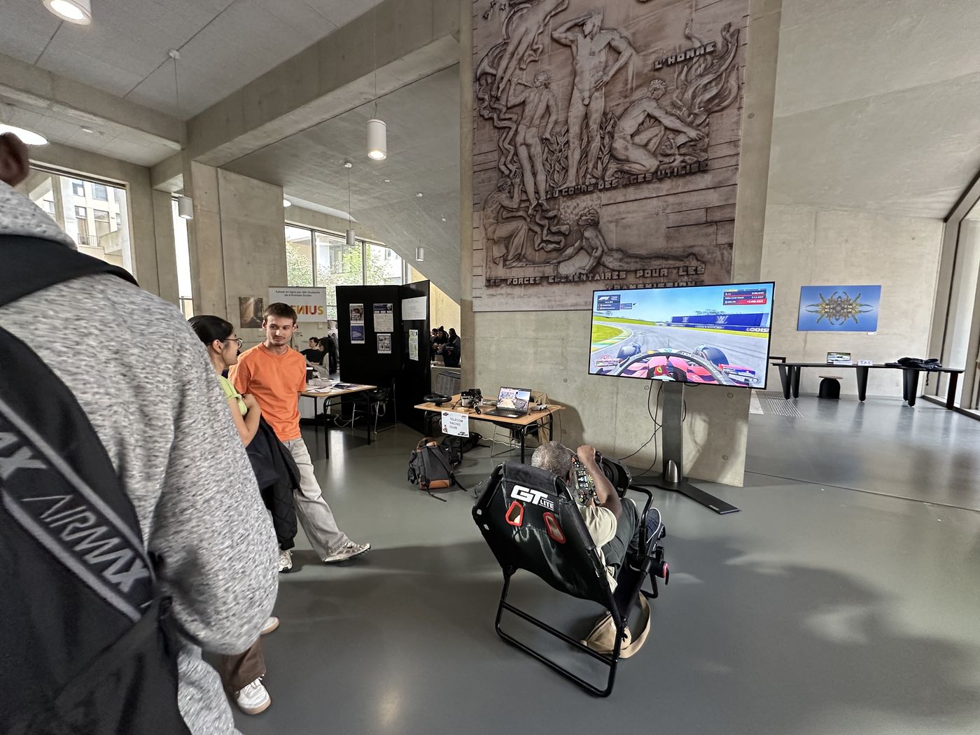 Le stand Télécom Racing au forum des associations